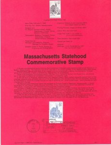 US SP805 Massachusetts Souvenir Page #2341