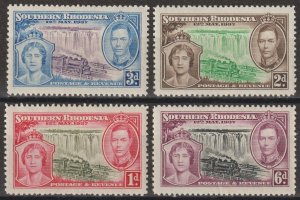 EDSROOM-16799 Southern Rhodesia 38-41 LH 1937 Complete Coronation & Trains