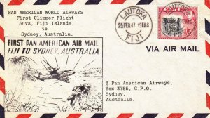 1947, 1st Flt., Suva, Fiji to Sydney, Australia (32593)