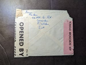 1949 Censored Ireland Airmail Cover Dublin to Cynwyd PA USA