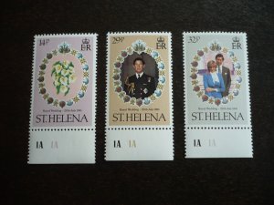 Stamps - St. Helena - Scott# 353-355 - Mint Never Hinged Set of 3 Stamps