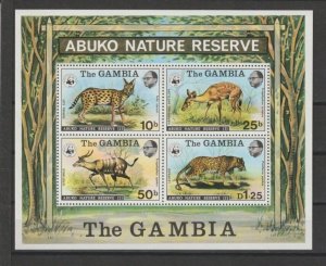 GAMBIA 1976 SG 356/7 + MS 360  MNH Cat £58