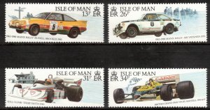 ISLE OF MAN 1988 Auto Racing; Scott 359-62, SG 361-64; MNH