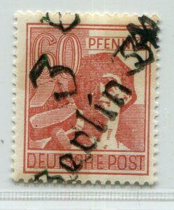 GERMANY SOVIET ZONE HOP BEZIRKSHANDSTEMPEL BEZIRK 3 RARE 60pf 179 I a MNH 151