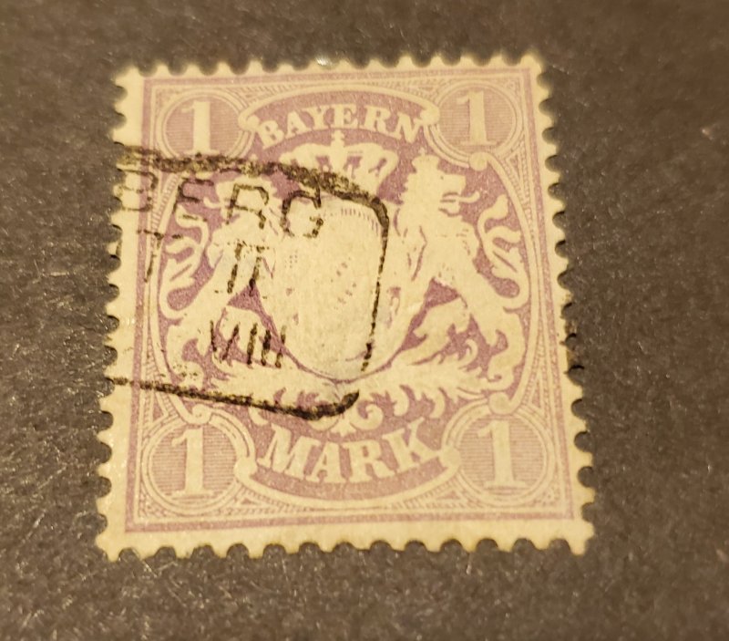 GER. STATE BAVARIA #32 USED CV $50.00