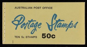 AUSTRALIA 1967 QEII 50c booklet. MNH **. SG SB42 cat £17. Pfr B126 cat $30