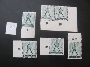 GERMANY 1940 MNH  LOT    (124)