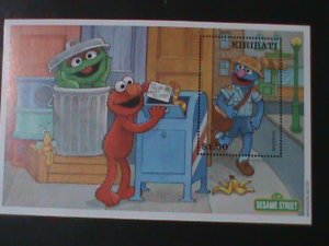 KIRIBATI-FAMOUS TV SHOW-SESAME STREET-MNH S/S VF  WE SHIP TO WORLD WIDE