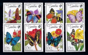 [70699] Gambia 1989 Insects Butterflies  MNH