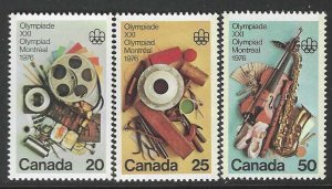 Canada 684-686 MNH Complete SC:$5.25