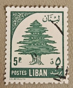 Lebanon #299 Used 2023 SCV $0.25