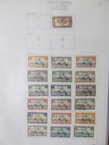 Egypt Air Post Stamps 1929-1933-38 Used LR105P62-