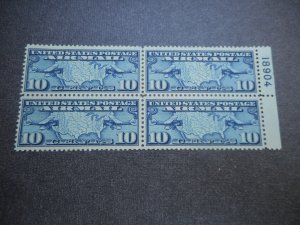 # C 7 VF Mint NG Block with Plate Number