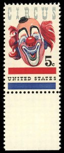 US Sc 1309 VF/MNH - 1966 5¢ Circus Clown - Post Office Fresh!