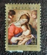 US SCott # 4424; used 44c Christmas, Madonna and Child, 2009; VF centering