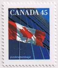 Canada Mint VF-NH #1361 Flag over Building 45c