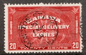 1930 Canada Sc# E4 - 20¢ Special Delivery - Used stamp cds Moncton cv $25