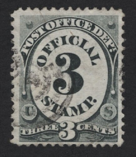 United States USED Scott Number O49  F-VF  #M6  -  BARNEYS 