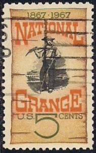 1323 5 cent National Grange XF used