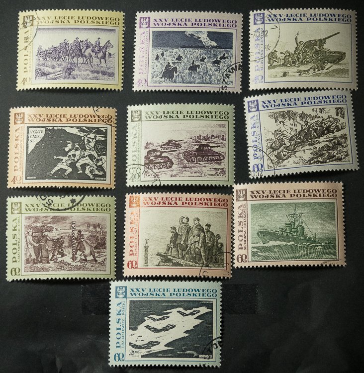 Poland #1610-1619 USED full set paintings