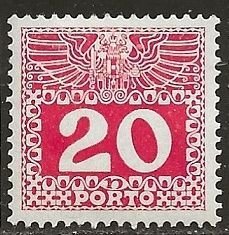 Austria ^  Scott # J40 - MH