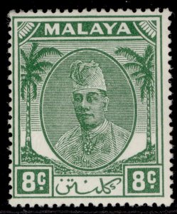 MALAYSIA - Kelantan GVI SG68, 8c green, M MINT.