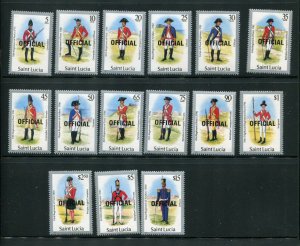 St Lucia #747-61 MNH  - Make Me A Reasonable Offer