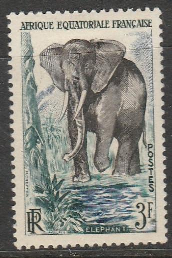 Afrique Equatorial Francaise 1957  Scott No. 197  (N*)