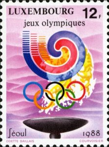 Luxembourg 1988 MNH Stamps Scott 797 Sport Olympic Games