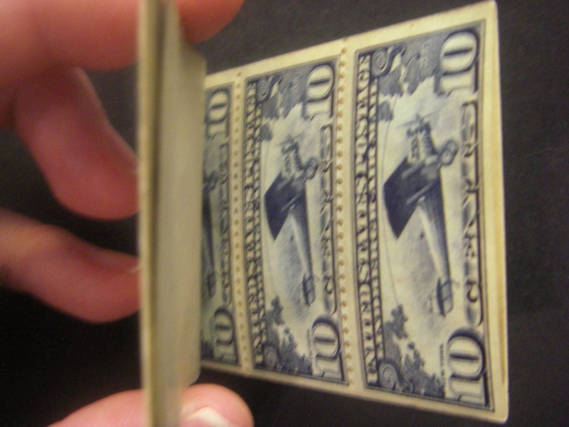 BKC1, Scott C10a, 10c Spirit of St. Louis, Complete Booklet, MNH Beauty