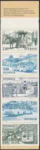 Sweden 1224a MNH Complete Unexploded Bookletcv $4.50