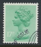 Great Britain SG X951 Sc# MH96    Used with first day cancel - Machin 17p