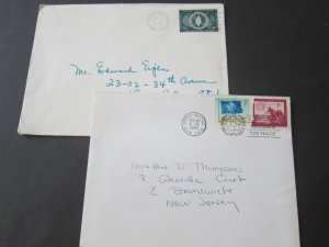 United Nations (NY) 1953 & 1962 Cover