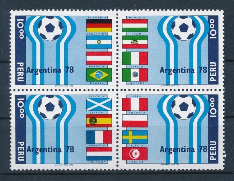 [111034] Peru 1978 Sport football soccer  MNH 