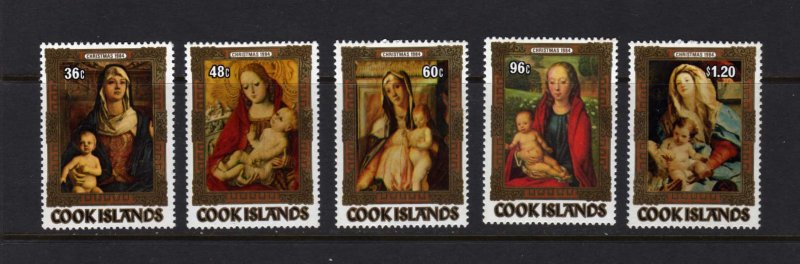 Cook Islands #838-842 MNH Religious Christmas Art 1984 NH Paintings