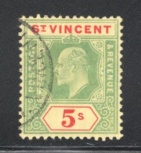 St. Vincent, Scott #88   VF, Used,  CV $55.00  ..... 6050051