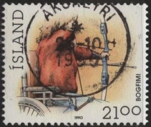 Iceland 700 (used) 21k sports: archery (1990)