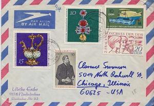 Germany D.D.R., Airmail, Art