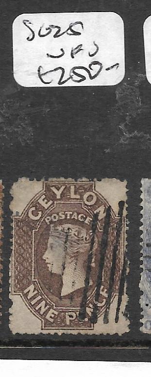 CEYLON (PP0202B) QV  9D  SG 25    VFU