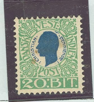 Danish West Indies (& U.S. Virgin Islands) #33 Unused Single (King)