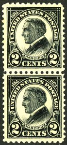 U.S. #610 MINT PAIR OG NH 