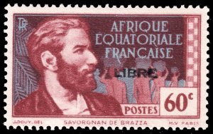 French Equatorial Africa #101  MNH - Stamps of 1936-40 Overprinted (1940)