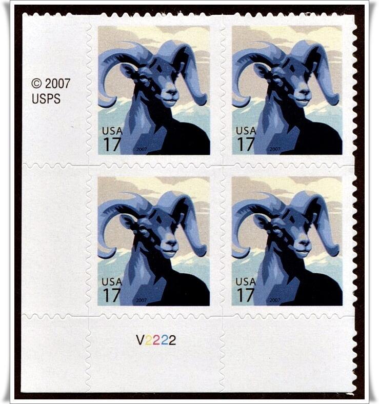 SC#4138 17¢ Bighorn Sheep PB MNH 