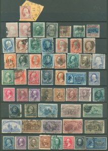 US USED STAMP COLLECTION, 121 Stamps! #11A -Early 400's, Scott Cat Value $2000+!