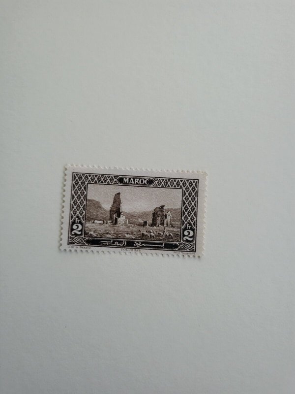 Stamps French Morocco Scott #112 h