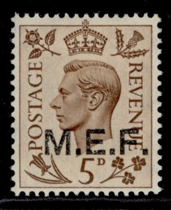 BRITISH OC OF ITALIAN COLONIES GVI SG M5, 5d brown, M MINT.