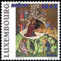 LUXEMBOURG 1996 - Scott# B404 Christmas Set of 1 NH