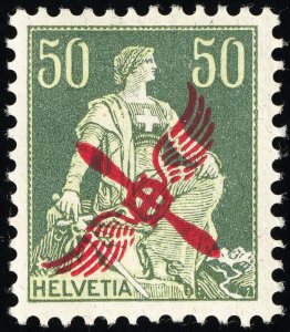 Switzerland Stamps # C2 MH VF Scott Value $32.00