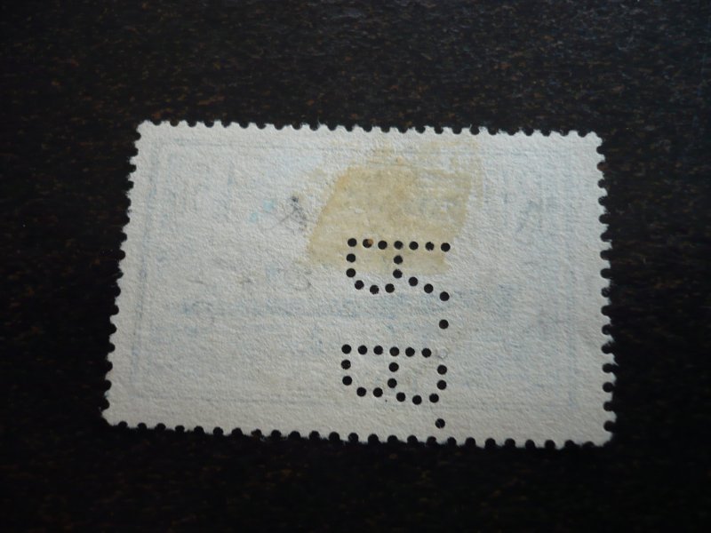 Stamps - France - Scott# 300a - Used Set of 1 Stamp Perfin