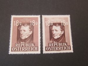 Austria 1947 Sc 489-90 set MNH